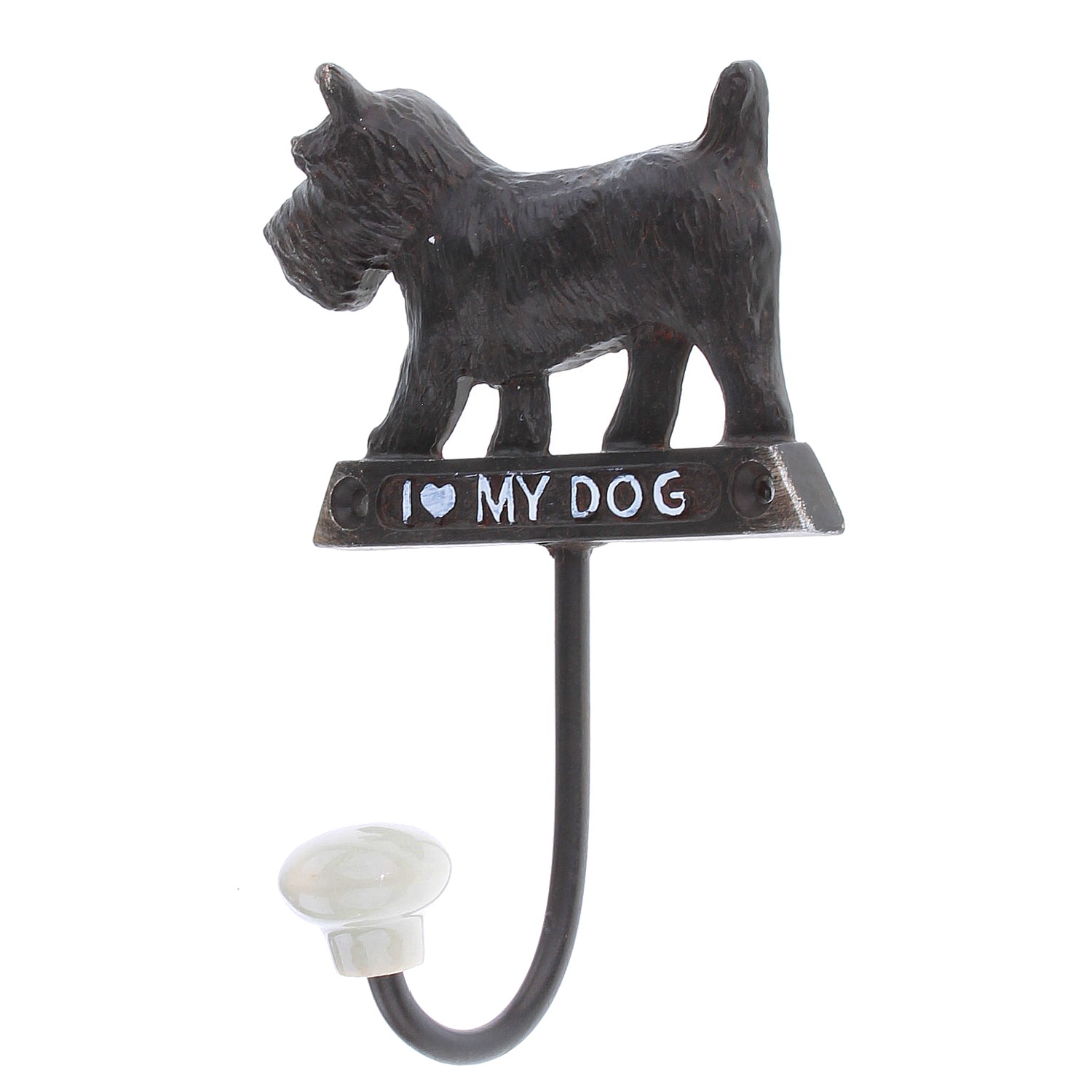 Wandhaken Hund Garderobenhaken Retro Shabby Antik Vintage Haken