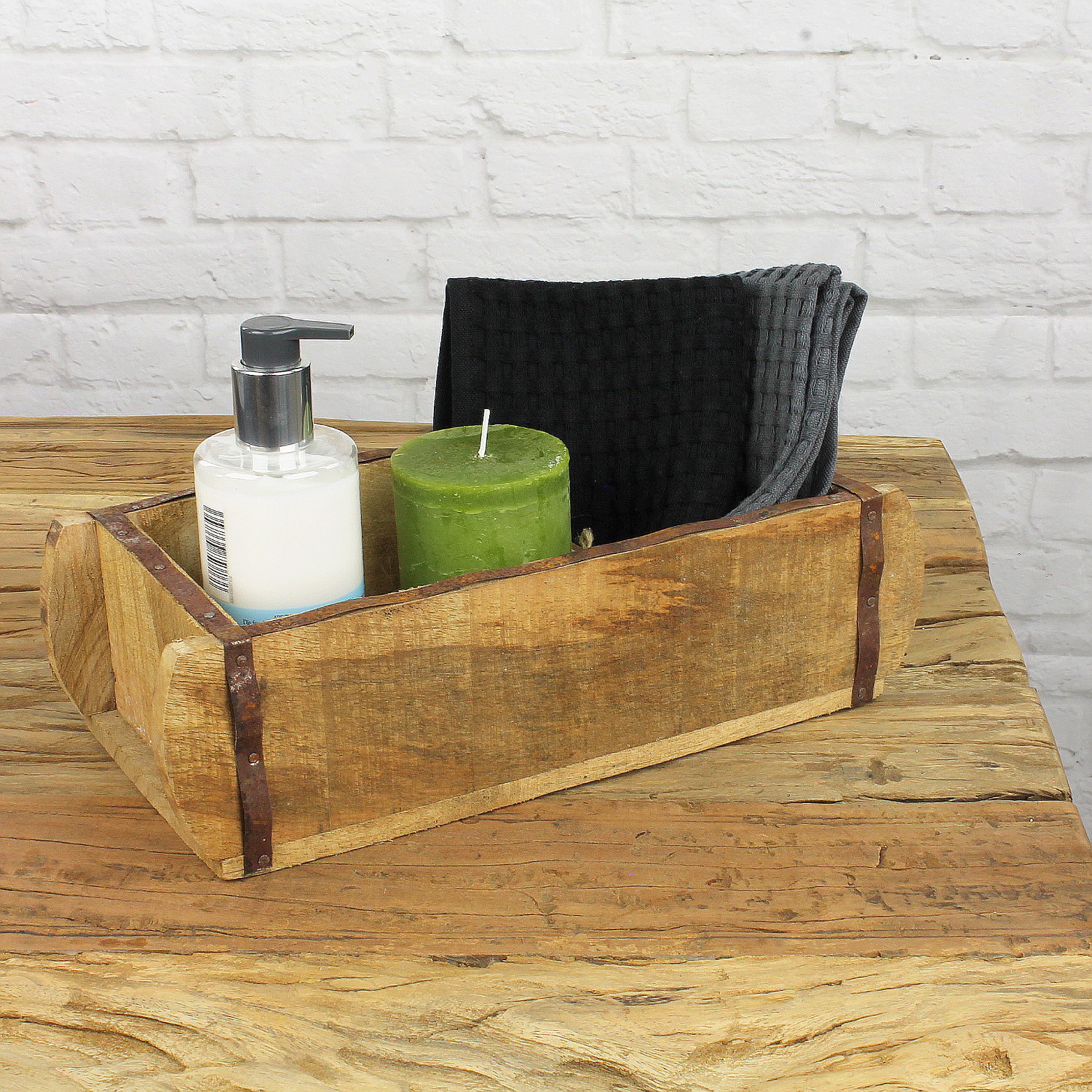 Design Ziegelform Deko-kiste Holz Holzkiste Aufbewahrungsbox Organizer